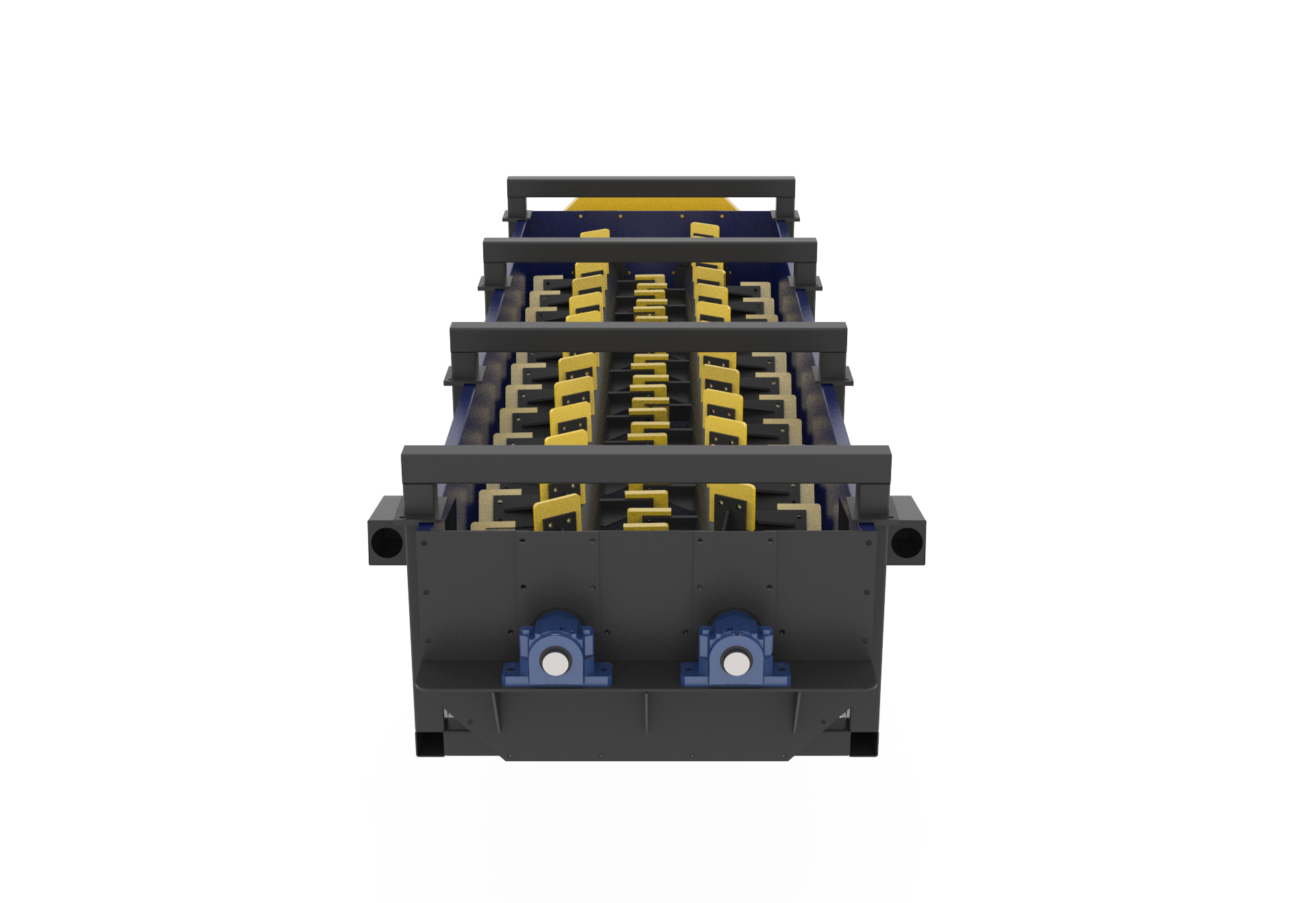 LW Series Log Washer — installed view